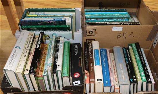 Four Boxes of mixed gardening books